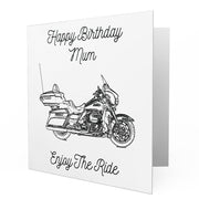 Jaxon Lee - Birthday Card for a Harley Davidson Electra Glide Ultra Classic Motorbike fan