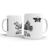 JL Art Mug aimed at fans of Harley Davidson Electra Glide Ultra Classic Motorbike