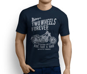 RH Art Tee aimed at fans of Harley Davidson Fat Bob Motorbike - Jaxon lee