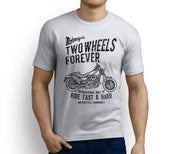 RH Art Tee aimed at fans of Harley Davidson Fat Bob Motorbike - Jaxon lee