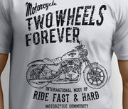 RH Art Tee aimed at fans of Harley Davidson Iron 883 Motorbike - Jaxon lee