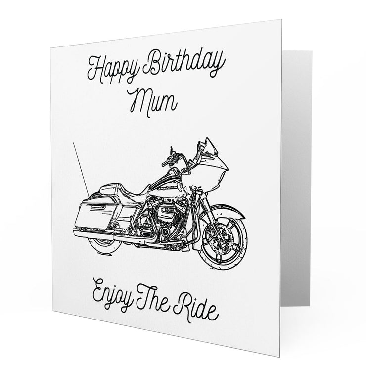 Jaxon Lee - Birthday Card for a Harley Davidson Road Glide Motorbike fan