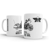 JL Art Mug aimed at fans of Harley Davidson Road Glide Special Motorbike