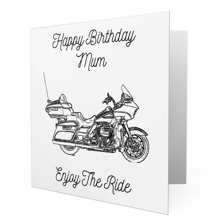 Jaxon Lee - Birthday Card for a Harley Davidson Road Glide Ultra Motorbike fan