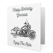 Jaxon Lee - Birthday Card for a Harley Davidson Road King Motorbike fan