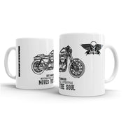 JL Art Mug aimed at fans of Harley Davidson Roadster Motorbike