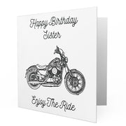 Jaxon Lee - Birthday Card for a Harley Davidson Seventy Two Motorbike fan