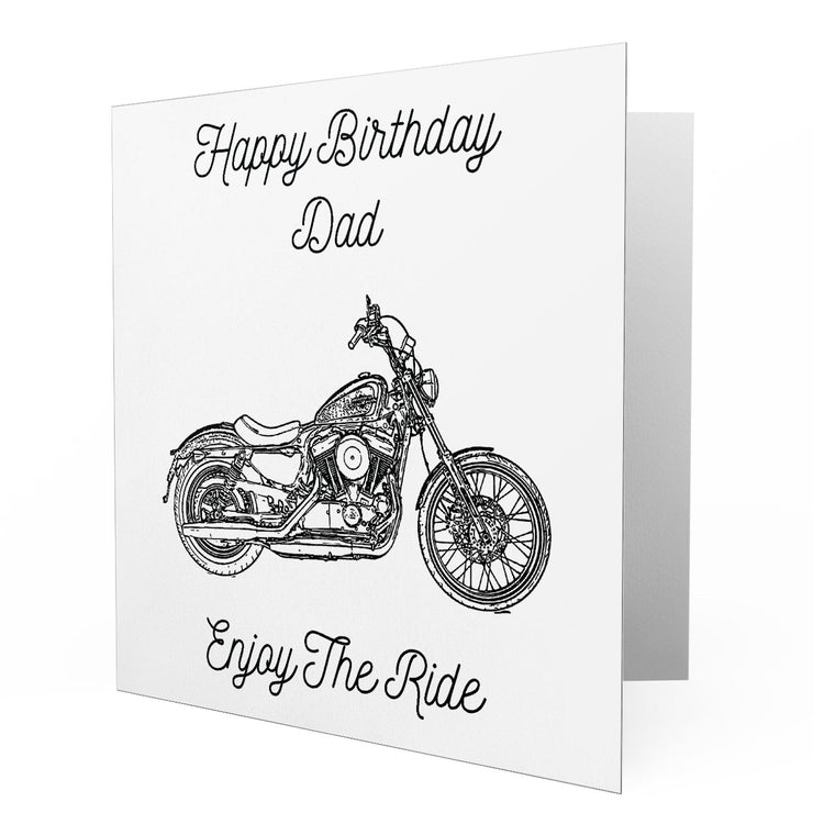 Jaxon Lee - Birthday Card for a Harley Davidson Seventy Two Motorbike fan