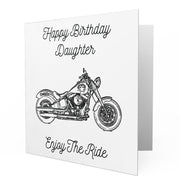 Jaxon Lee - Birthday Card for a Harley Davidson Softail Slim S Motorbike fan