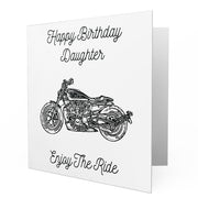 Jaxon Lee - Birthday Card for a Harley Davidson Sportster S Motorbike fan