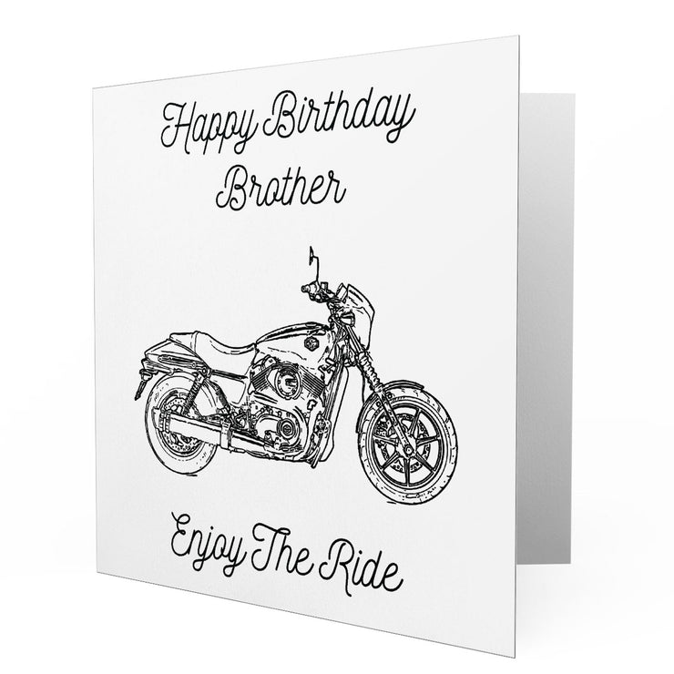 Jaxon Lee - Birthday Card for a Harley Davidson Street 500 Motorbike fan