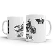 JL Art Mug aimed at fans of Harley Davidson SuperLow 1200T Motorbike