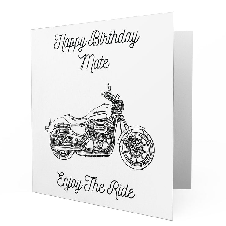 Jaxon Lee - Birthday Card for a Harley Davidson SuperLow Motorbike fan