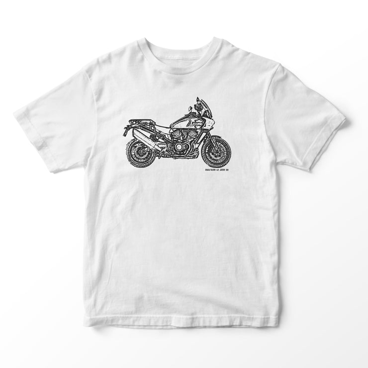 JL Illustration For A Harley Davidson Pan America Motorbike Fan T-shirt