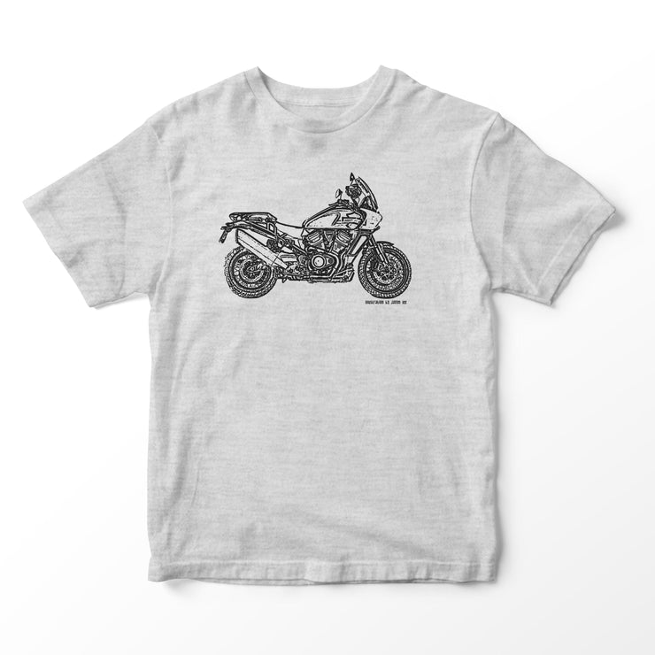 JL Illustration For A Harley Davidson Pan America Motorbike Fan T-shirt