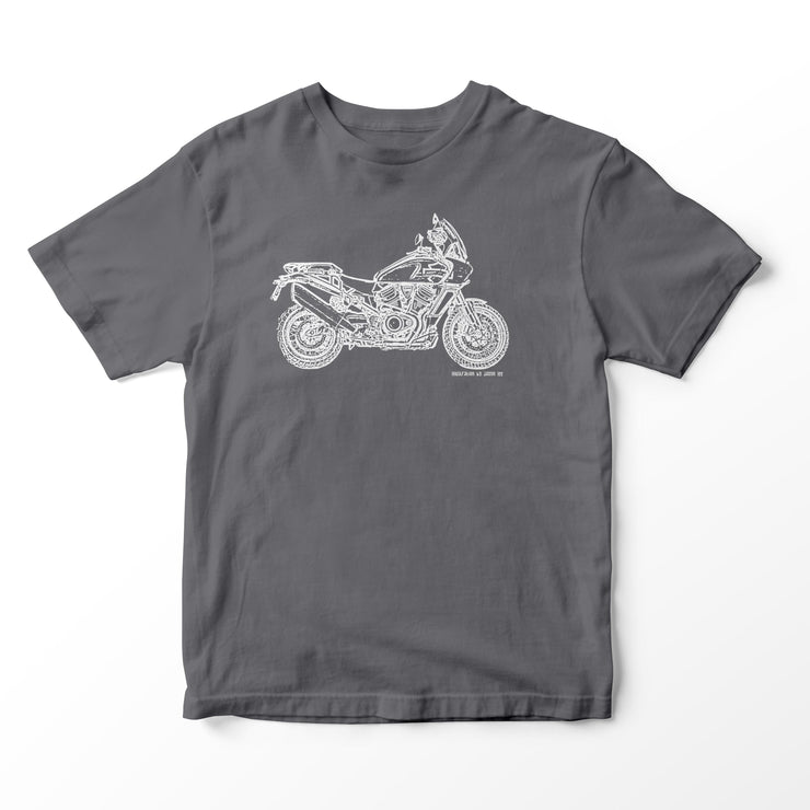 JL Illustration For A Harley Davidson Pan America Motorbike Fan T-shirt
