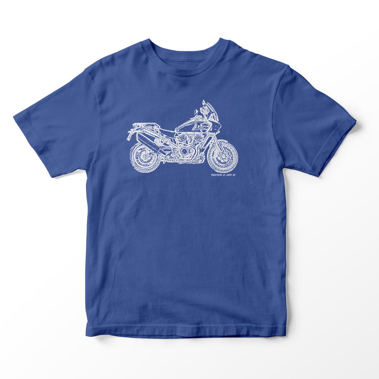JL Illustration For A Harley Davidson Pan America Motorbike Fan T-shirt