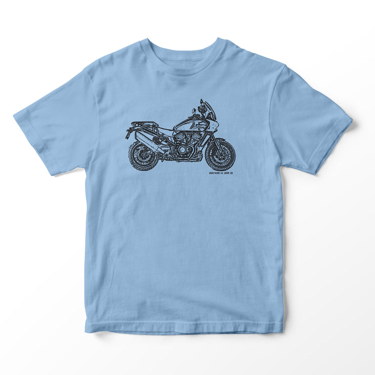 JL Illustration For A Harley Davidson Pan America Motorbike Fan T-shirt