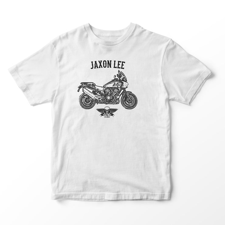 JL Basic Illustration for a Harley Davidson Pan America Motorbike fan T-shirt