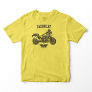 JL Basic Illustration for a Harley Davidson Pan America Motorbike fan T-shirt