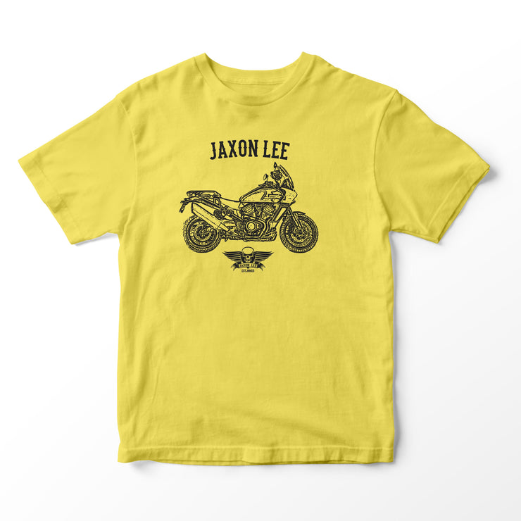 JL Basic Illustration for a Harley Davidson Pan America Motorbike fan T-shirt