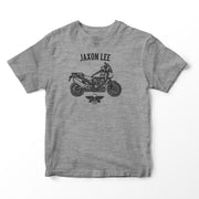 JL Basic Illustration for a Harley Davidson Pan America Motorbike fan T-shirt
