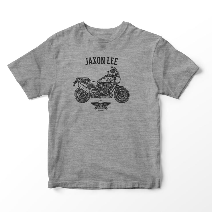 JL Basic Illustration for a Harley Davidson Pan America Motorbike fan T-shirt
