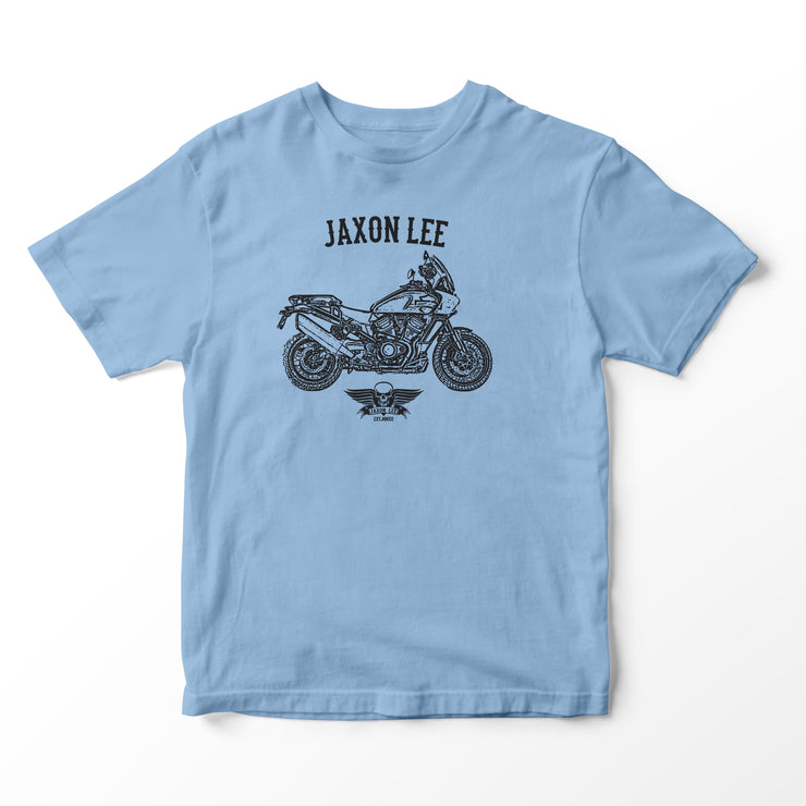 JL Basic Illustration for a Harley Davidson Pan America Motorbike fan T-shirt