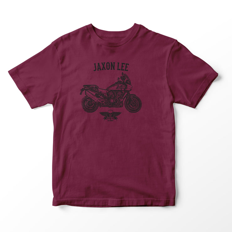 JL Basic Illustration for a Harley Davidson Pan America Motorbike fan T-shirt