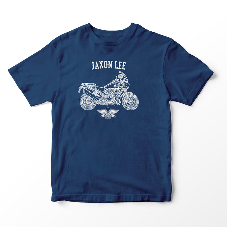 JL Basic Illustration for a Harley Davidson Pan America Motorbike fan T-shirt