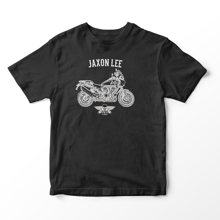 JL Basic Illustration for a Harley Davidson Pan America Motorbike fan T-shirt