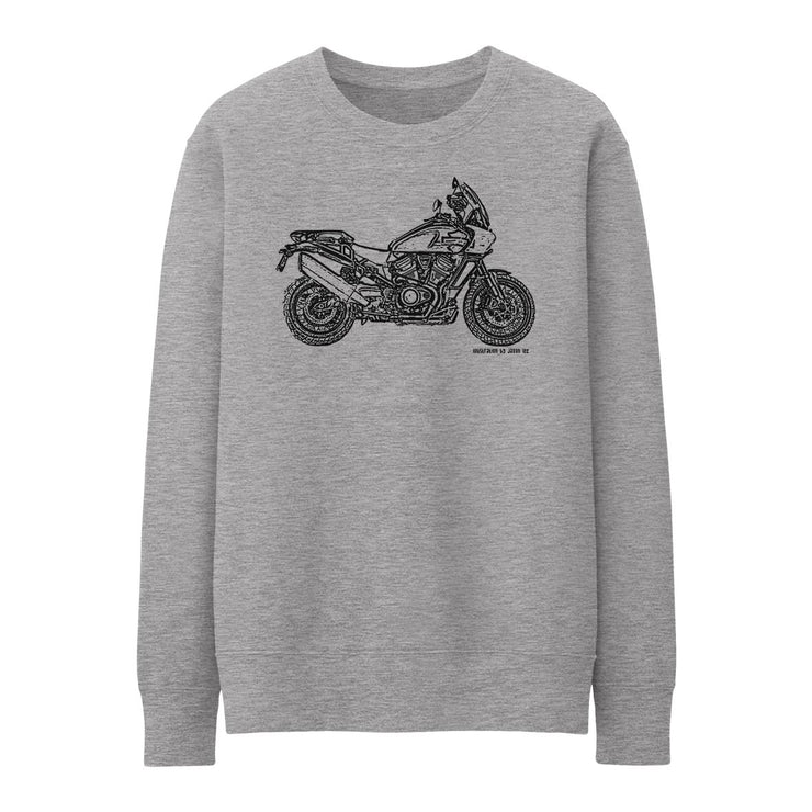 JL Art Jumper aimed at fans of Harley Davidson Pan America Motorbike