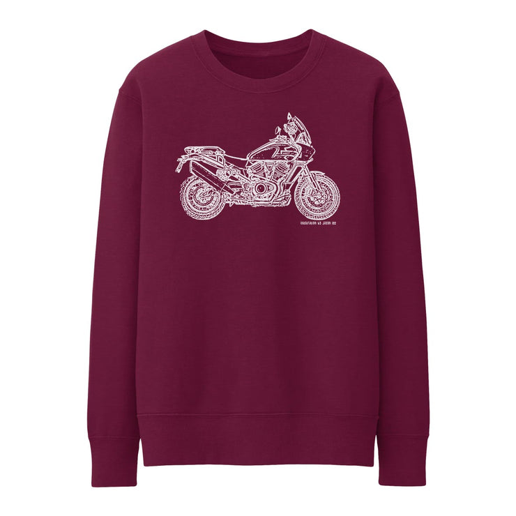 JL Art Jumper aimed at fans of Harley Davidson Pan America Motorbike