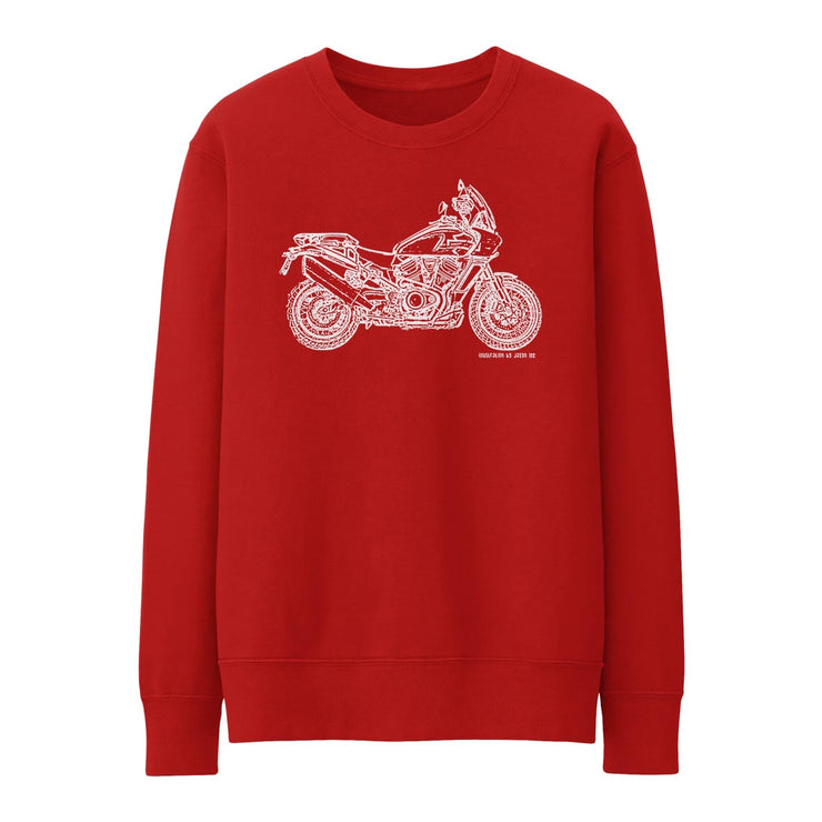 JL Art Jumper aimed at fans of Harley Davidson Pan America Motorbike