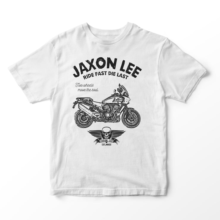 JL Ride Illustration for a Harley Davidson Pan America Motorbike fan T-shirt