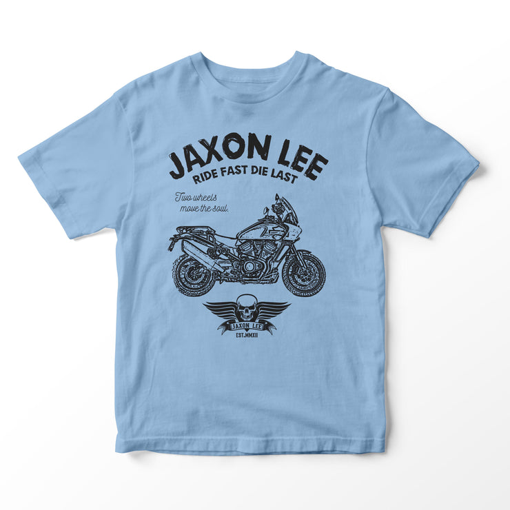 JL Ride Illustration for a Harley Davidson Pan America Motorbike fan T-shirt