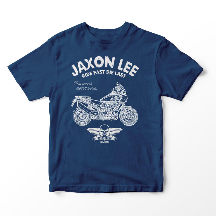 JL Ride Illustration for a Harley Davidson Pan America Motorbike fan T-shirt