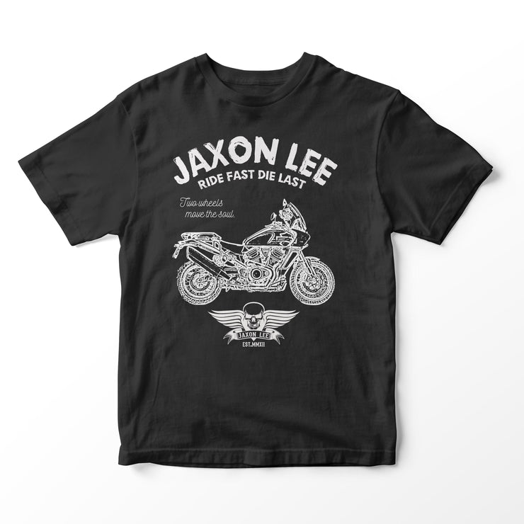 JL Ride Illustration for a Harley Davidson Pan America Motorbike fan T-shirt