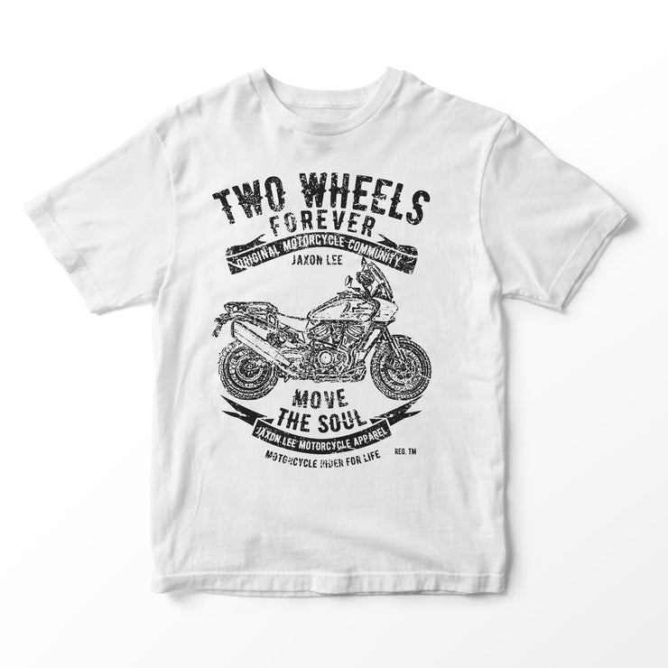 JL Soul Illustration for a Harley Davidson Pan America Motorbike fan T-shirt