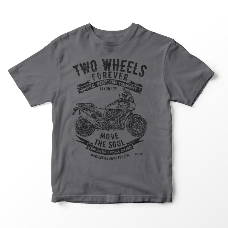 JL Soul Illustration for a Harley Davidson Pan America Motorbike fan T-shirt