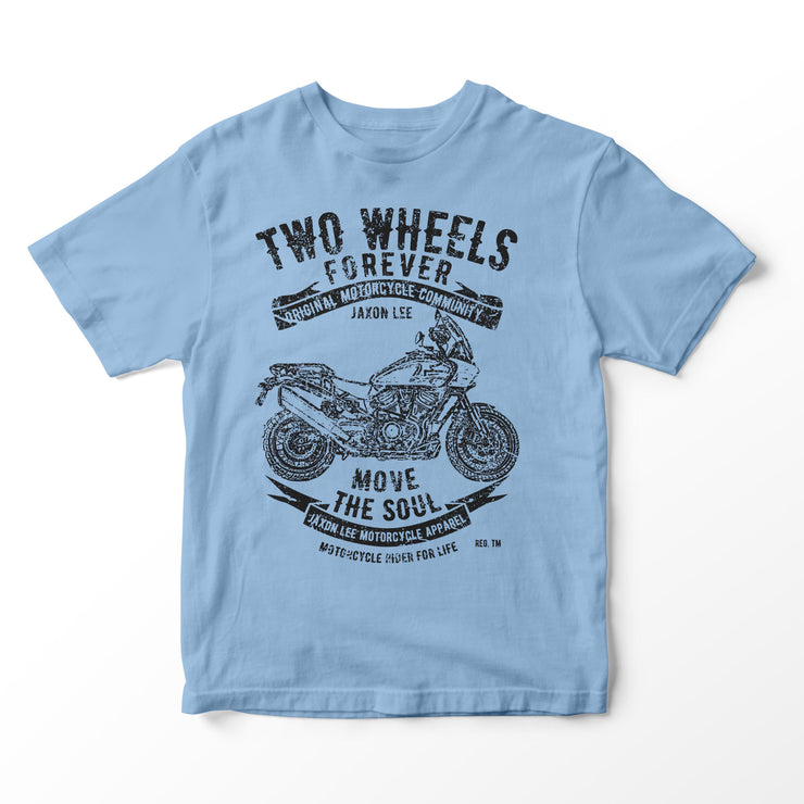 JL Soul Illustration for a Harley Davidson Pan America Motorbike fan T-shirt