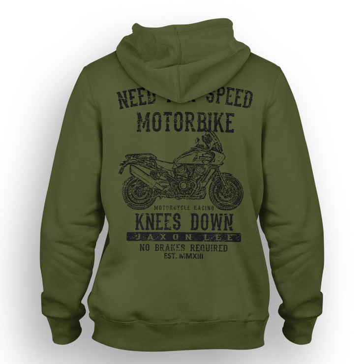 JL Speed Art Hood aimed at fans of Harley Davidson Pan America Motorbike