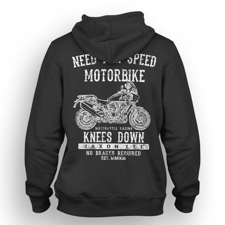 JL Speed Art Hood aimed at fans of Harley Davidson Pan America Motorbike