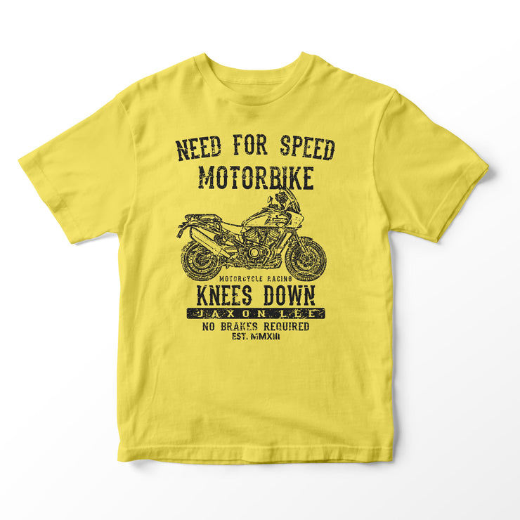 JL Speed Illustration for a Harley Davidson Pan America Motorbike fan T-shirt