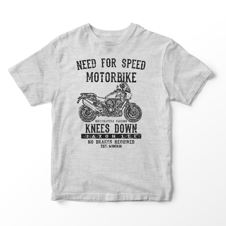 JL Speed Illustration for a Harley Davidson Pan America Motorbike fan T-shirt