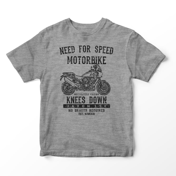 JL Speed Illustration for a Harley Davidson Pan America Motorbike fan T-shirt