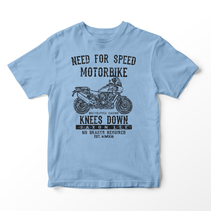 JL Speed Illustration for a Harley Davidson Pan America Motorbike fan T-shirt