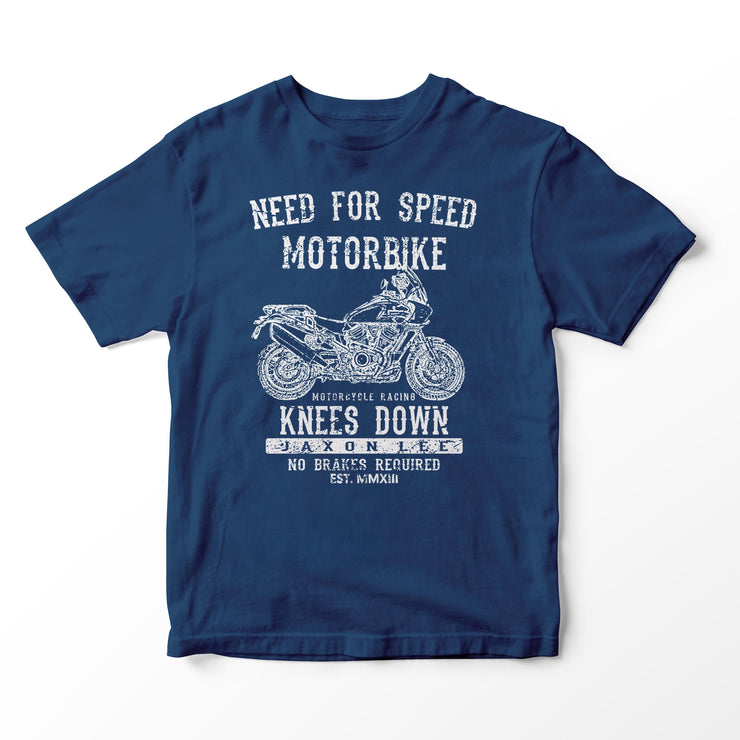 JL Speed Illustration for a Harley Davidson Pan America Motorbike fan T-shirt