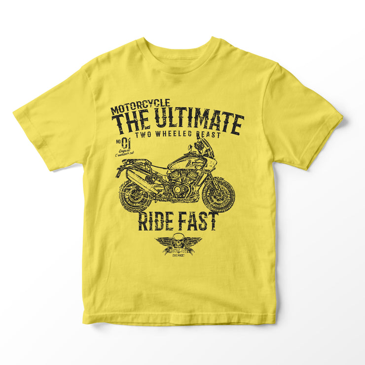 JL Ultimate Illustration for a Harley Davidson Pan America Motorbike fan T-shirt