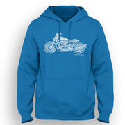 JL Illustration For A Harley Davidson Sportster S Motorbike Fan Hoodie